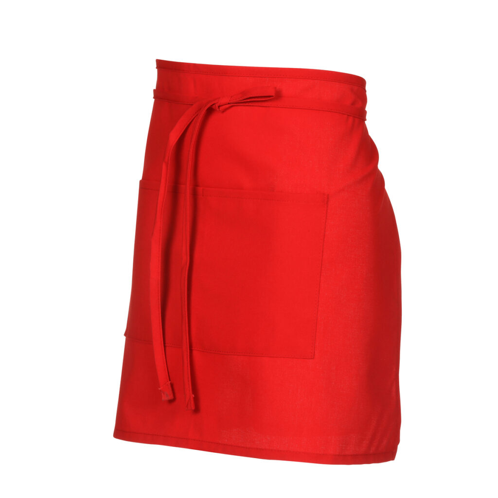 Bistro schort F28-RED-04