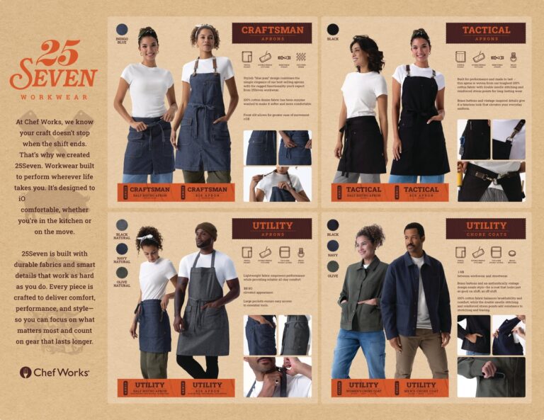 Werk kleding en work wear van Chef Works