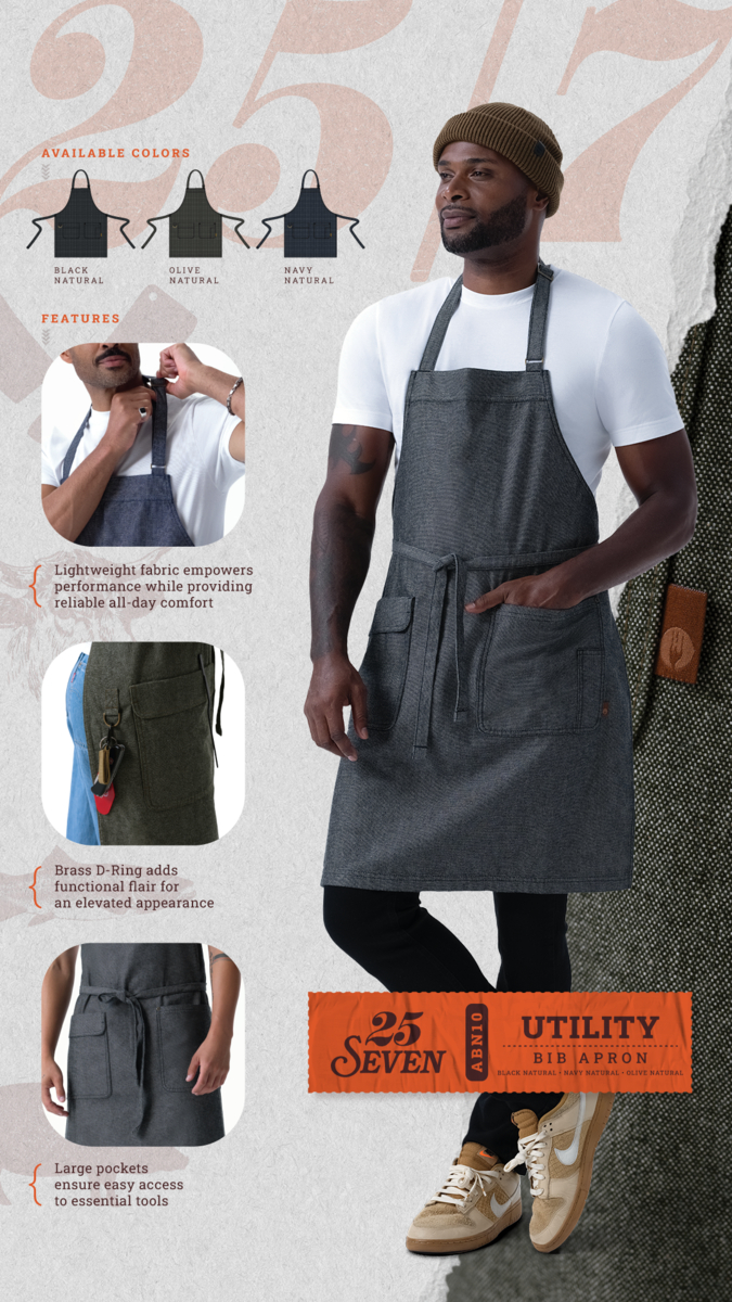 premium horecakleding ABN10 Utility schort