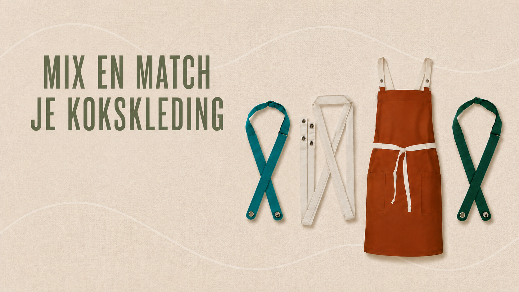 Accessoires voor je kokskleding en hospitality