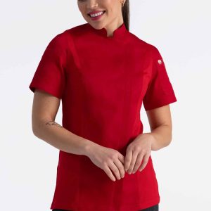 Dames koksbuis in rood stretch
